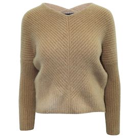 Maje Jersey de Cachemira Marrón Castaño