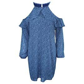 Michael Kors-Blue Print Dress-Blue