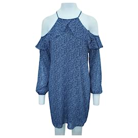 Michael Kors-Blue Print Dress-Blue