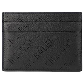 Balenciaga-Balenciaga Men's cash card holder in black-Black