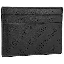 Balenciaga-Balenciaga Men's cash card holder in black-Black