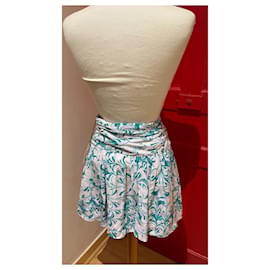 Isabel Marant Etoile-Skirts-White,Green