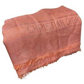 Stola Christian Dior Cannage Seta e Lana Rosa Rosa