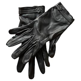 Hermès-Gloves-Black