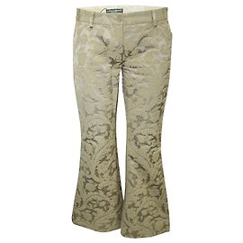 Dolce & Gabbana Braune Jacquardhose Braun