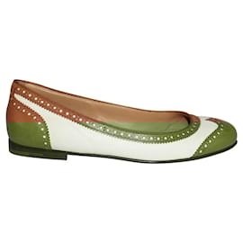 Church's-Anne Brown and Ivory Flats-Brown