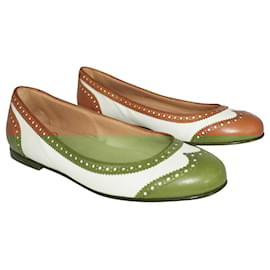 Church's-Anne Brown and Ivory Flats-Brown