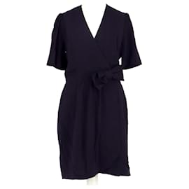 Claudie Pierlot-robe-Navy blue