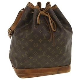Louis Vuitton-LOUIS VUITTON Monogram Noe Shoulder Bag M42224 LV Auth 36139-Monogram