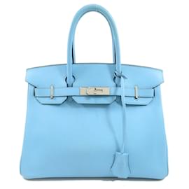 Hermès-Hermès Birkin 30-Navy blue