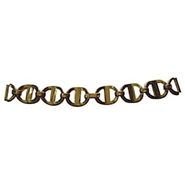 Pulseira de relógio Christian Dior Malice banhada a ouro Dourado