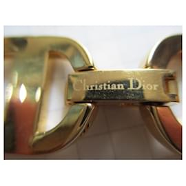 Christian Dior-pulseira de relógio malícia.-Dourado