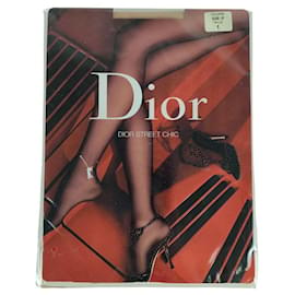 Dior-Tamanho da meia-calça de náilon Christian Dior 1-Bege