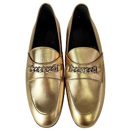 Mocassins femme Tom Ford en cuir doré Eu38 Doré