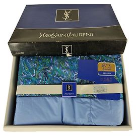 Yves Saint Laurent goose down duvet 140cm x 190cm Light blue