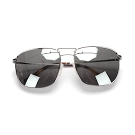 Prada-Quadratische getönte Sonnenbrille-Silber