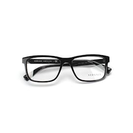 Versace-Square Reading Glasses-Black