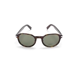 Dior-Óculos de sol redondos preto tartaruga-Marrom