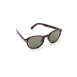 Dior-Schildpatt Blacksuit Runde Sonnenbrille-Braun