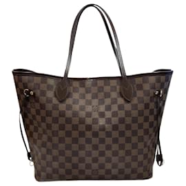 Louis Vuitton-Damier Ebene Neverfull MM avec Pochette N51105-Autre