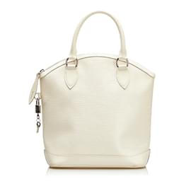 Louis Vuitton-Epi Lockit Vertical M4229J-White