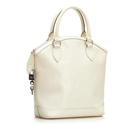 Louis Vuitton-Epi Lockit Vertical M4229J-White