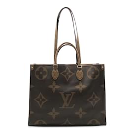 Louis Vuitton-Monogram Giant Reverse OnTheGo GM M45320-Braun