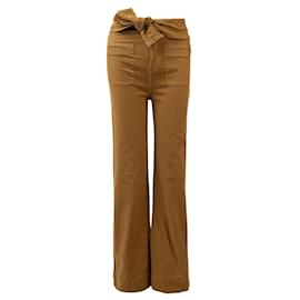 Ulla Johnson-High Waisted Pants-Metallic