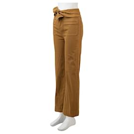 Ulla Johnson-High Waisted Pants-Metallic