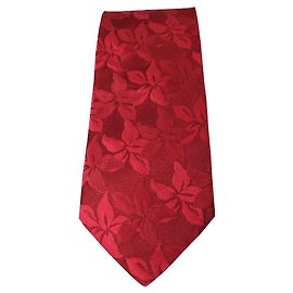 Hugo Boss Corbata roja estampada en relieve Roja