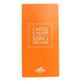 Hermès-Knotting Cards for Scarves-Orange