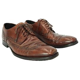 Hugo Boss-Brown Oxford Shoes-Brown