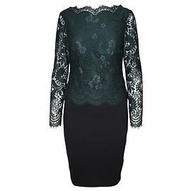 Ted Baker Robe verte et noire Noir