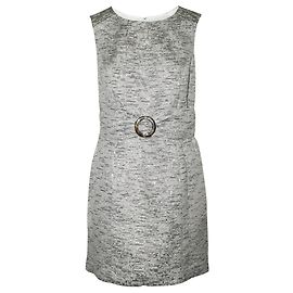 Elie Tahari Silver cocktail dress Silvery Metallic