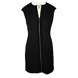 Ted Baker Minirobe texturée noire avec fermeture éclair métallique Noir