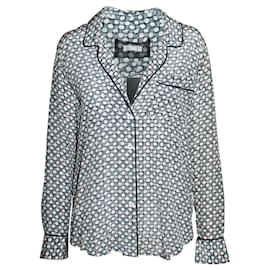 Reformation-Camicia stampata oversize stile pigiama-Altro
