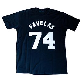 T-shirt Givenchy Favelas 74 Nera in Cotone Oversize Nero