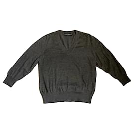 Dolce & Gabbana Kaschmirpullover dunkelgrau Anthrazitgrau