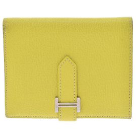 Hermès Bearn Giallo