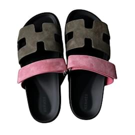 Hermès-Des sandales-Multicolore