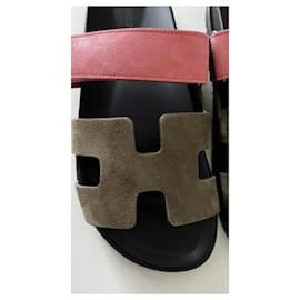 Hermès-Sandalen-Mehrfarben