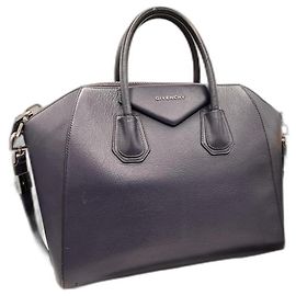Givenchy Antigona Leather Handbag Dark Blue Dark blue