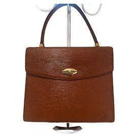 Bolsa Louis Vuitton em couro Epi Caramelo Caramelo