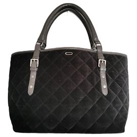 Borsa a tracolla Ikks in pelle e velluto nero Nero