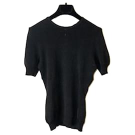 Pull à manches courtes Rochas Noir Noir