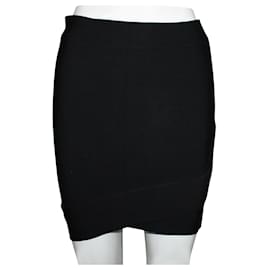 Bcbg Max Azria-Mini Black Skirt -Black
