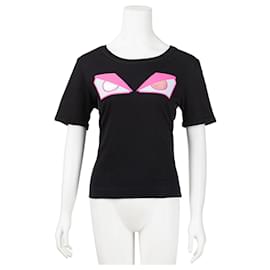 Fendi-Monster Eyes T-Shirt-Black