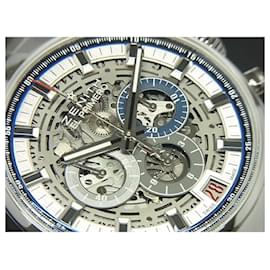 Zénith-ZENITH Chrono Master El Primero full opened 03.2081.400 makerOH done Mens-Silvery