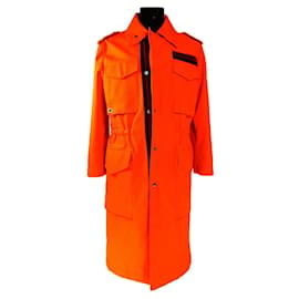 Acne-Men Coats Outerwear-Orange