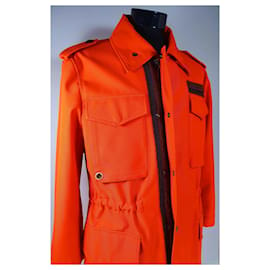 Acne-Men Coats Outerwear-Orange